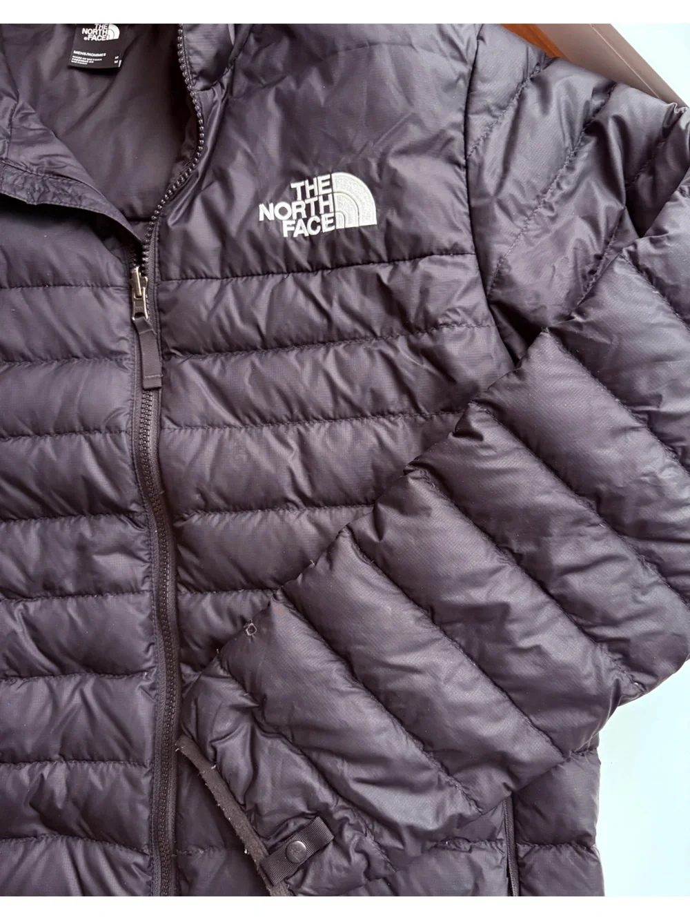 The North Face Black Quilted Down Jacket